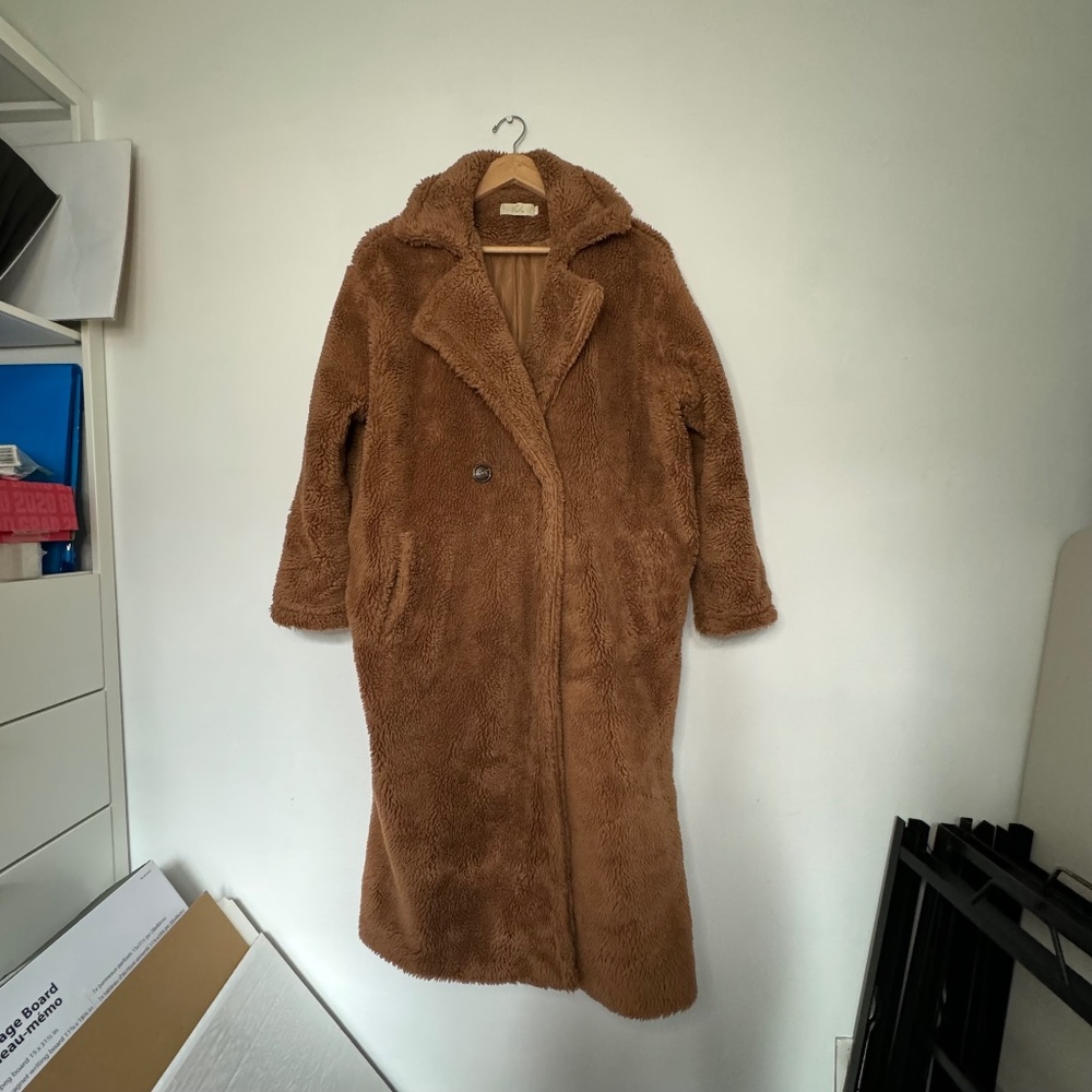 JCL Long Teddy Coat